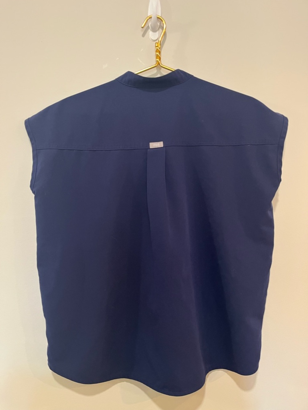 FIGS Rafaela Oversized Tunic Top - Navy - Picture 3 of 3